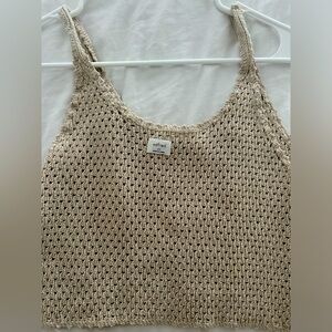 Aritzia Wilfred Summer knit top